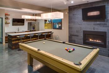 Clubroom with Billiards and Shuffleboard